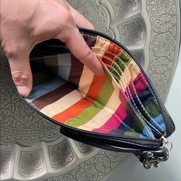 Coach Leather Double Zip Wallet - Picture 8 of 14